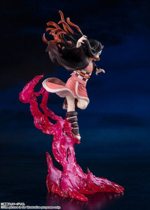Alternative view of BANDAI FIGUARTS ZERO DEMON SLAYER NEZUKO BLOOD DEMON ART