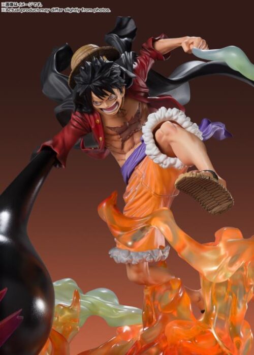 Alternative view of BANDAI ONE PIECE FIGUARTS ZERO EXTRA BATT LUFFY RED ROC