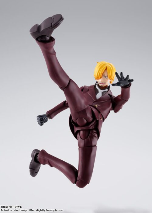 Alternative view of BANDAI S.H.FIGUARTS ONE PIECE SANJI RIDE ONIGASHIMA SHF