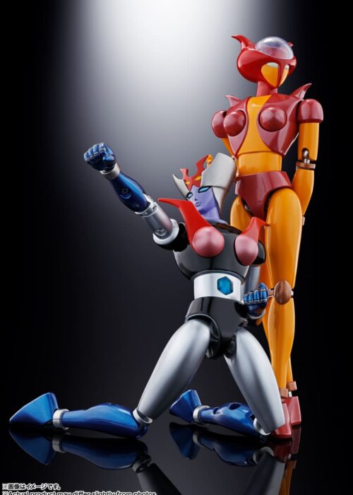 Alternative view of BANDAI SOUL OF CHOGOKIN Gx-08r Aphrodite A Vs Gx-09r Minerva X