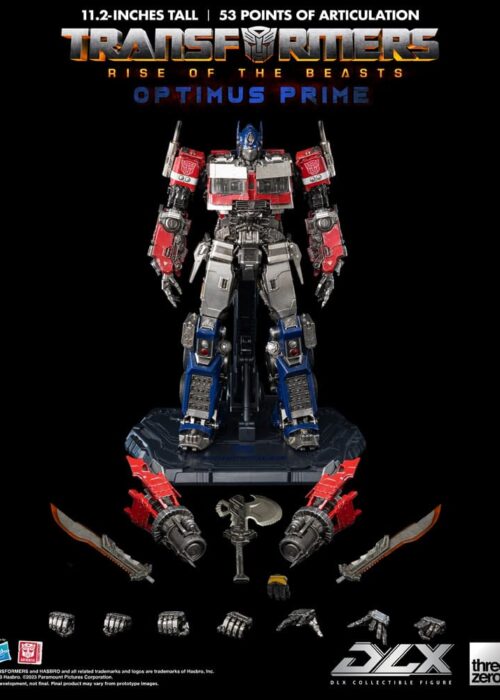 Alternative view of THREEZERO Transformers Rise of The Beast Optimus Prime Dlx Action Figure