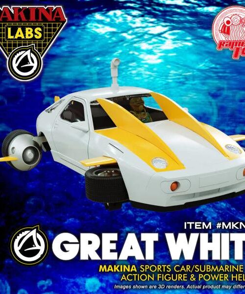 Alternative view of RAMEN TOY MAKINA MKN02 GREAT WHITE (SHARK)