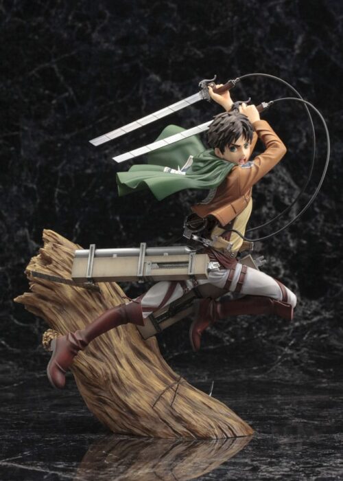 Alternative view of Attack on Titan ARTFXJ Statue 1/8 Eren Yeager Renewal Package Ver. 26 cm