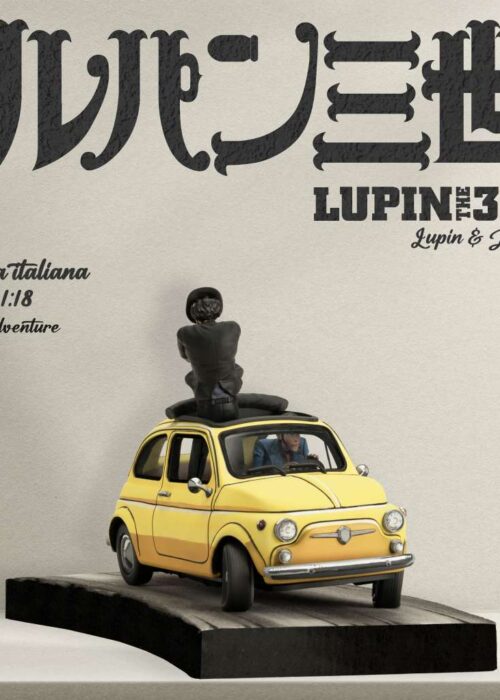 Alternative view of INFINITE STATUE Lupin 3rd L'avventura Italiana 1/18 Statue – Lupin & Jigen