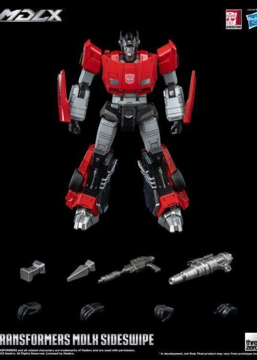 Alternative view of THREEZERO Transformers Sideswipe MDLX Figure