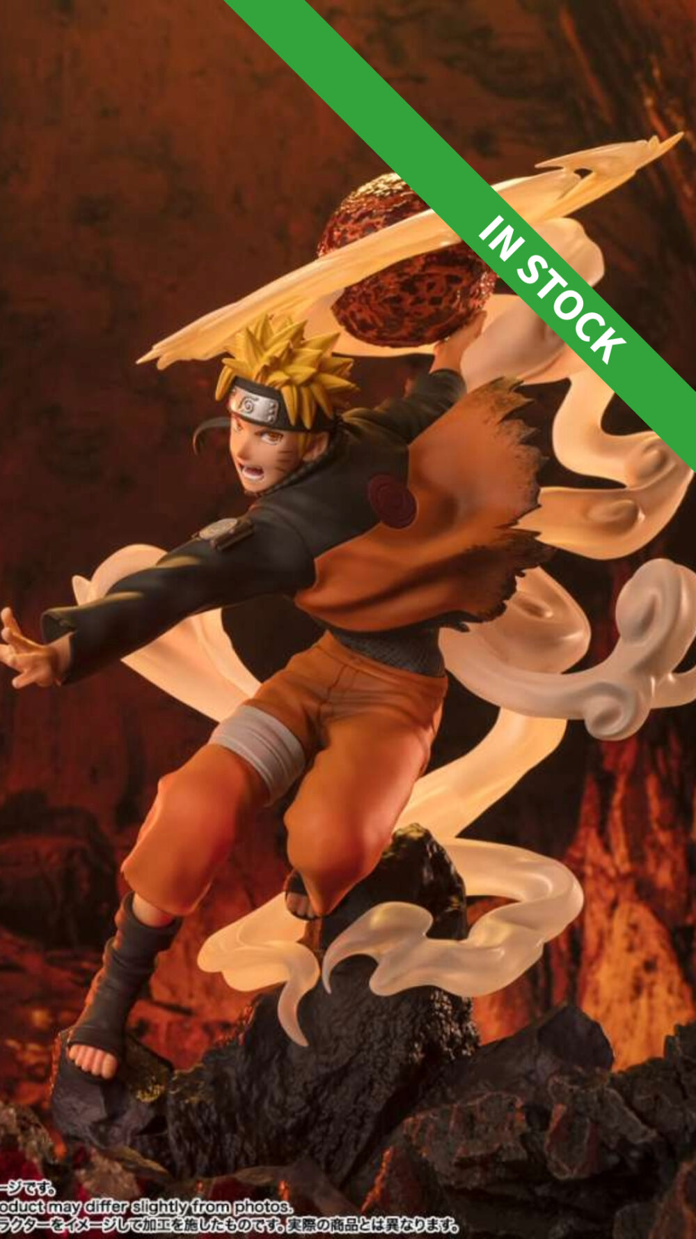 BANDAI Naruto Uzumaki Naruto Lava Release Figuarts Zero