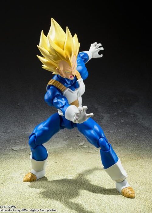 Alternative view of BANDAI S.H.Figuarts Dragon Ball Z SSJ Vegeta Awakened SHF