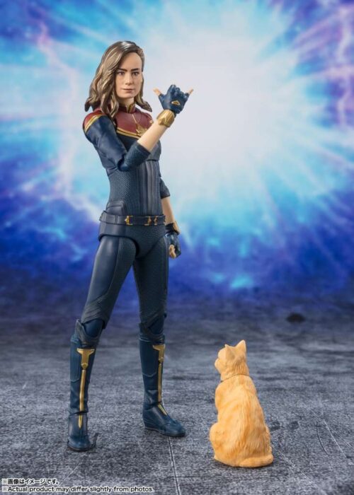 Alternative view of BANDAI S.H.Figuarts The Marvels Captain Marvel SHF