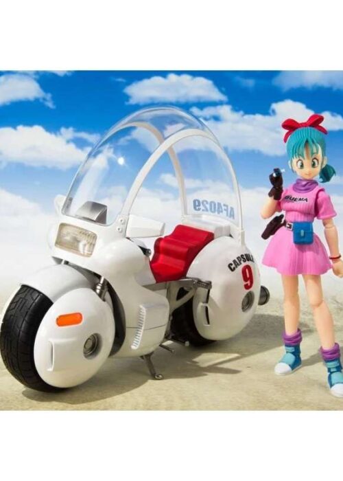 Alternative view of BANDAI S.H.Figuarts Dragon Ball Bulma Motorcycle SHF Hoipoi Capsule No. 9 Rerun