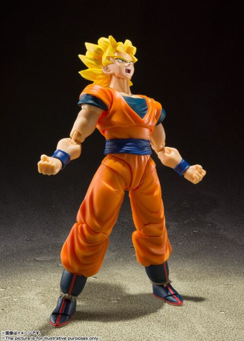 Alternative view of BANDAI S.H.Figuarts Dragon Ball Z SSJ Full Power Son Goku SHF