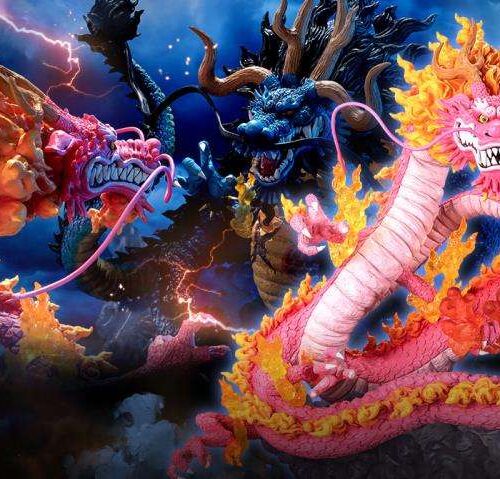 Alternative view of BANDAI Figuarts Zero One Piece Momonosuke Koduki Twin Dragons