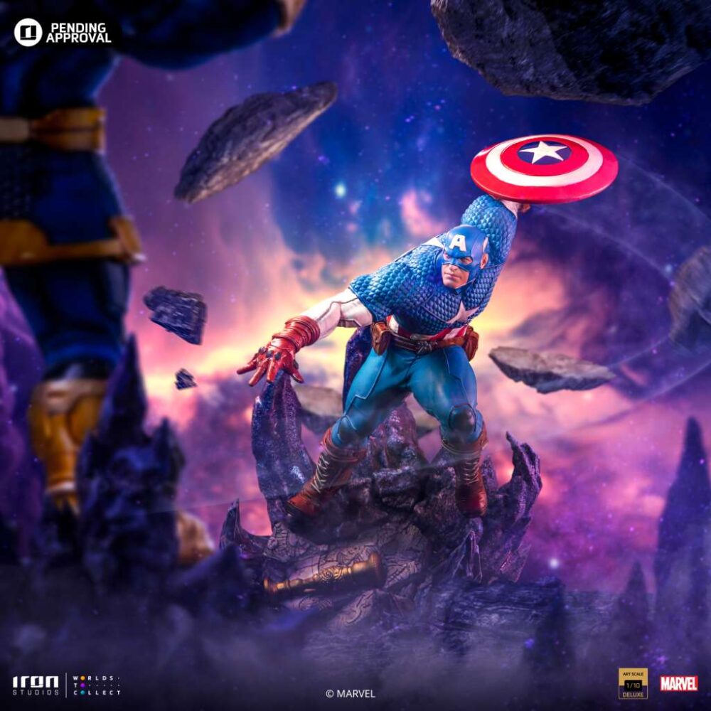 IRON STUDIOS Infinity Gauntlet Captain America 1/10 Deluxe Statue