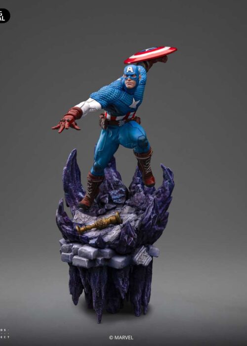 Alternative view of IRON STUDIOS Infinity Gauntlet Captain America 1/10 Deluxe Statue