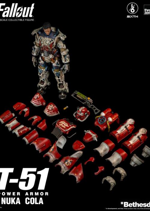 Alternative view of THREEZERO Fallout T-51 Nuka Cola Power Armor 1/6 Af