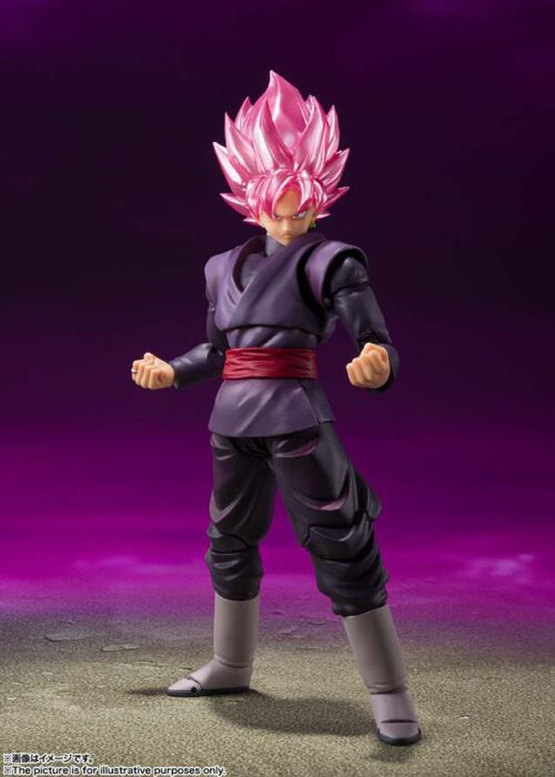 Alternative view of BANDAI S.H.Figuarts Dragon Ball Goku Black Super Saiyan Rose SHF