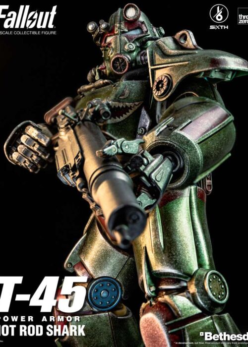 Alternative view of THREEZERO Fallout T-45 Hot Rod Shark Power Armor 1/6 Af