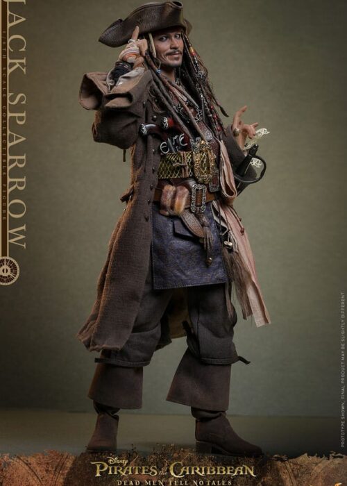 Alternative view of HOT TOYS Pirates of the Caribbean: Dead Men Tell No Tales DX Action Figure 1/6 Jack Sparrow 30 cm