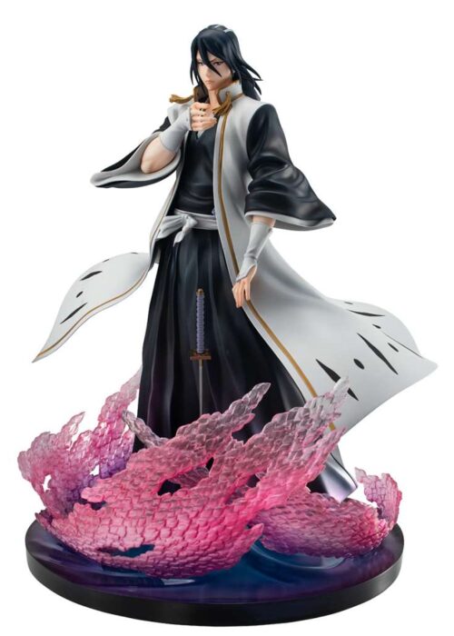 Alternative view of MEGAHOUSE Bleach 1000y Blood War Byakuya Kuchiki Gem Statue