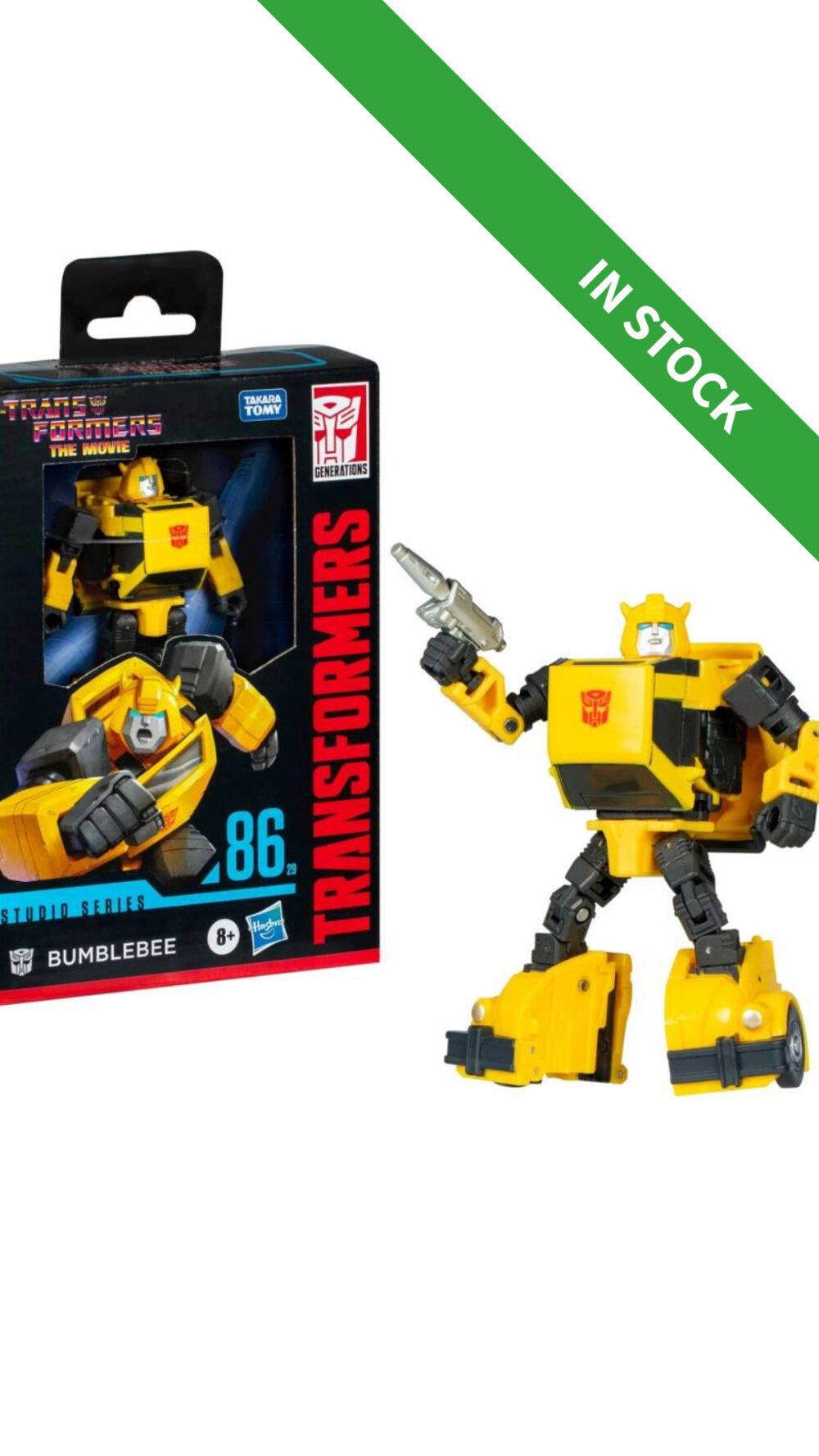 HASBRO Transformers Studio Series 86 Transformers The Movie Bumblebee Action Figure