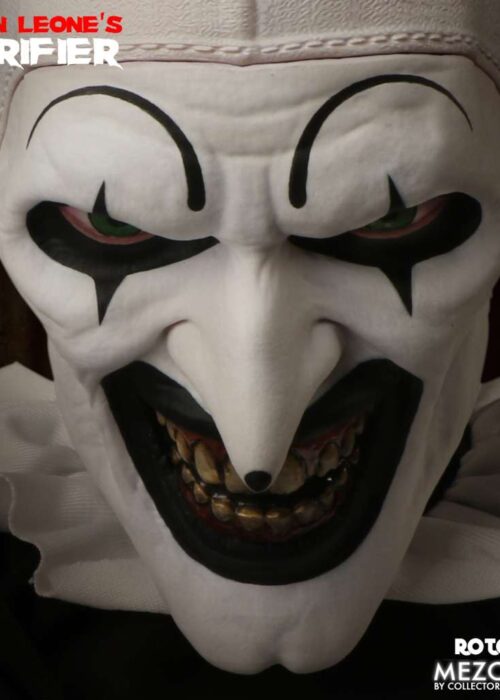 Alternative view of MEZCO TOYS Terrifier Art The Clown Roto Plush