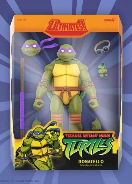 Alternative view of SUPER 7 Tmnt Ultimates! W12 Donatello Animated 2003 Af