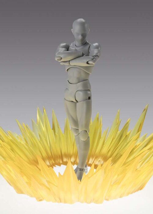 Alternative view of BANDAI SHF Tamashii Effect Shock Impact Yellow For S.H.FIGUARTS