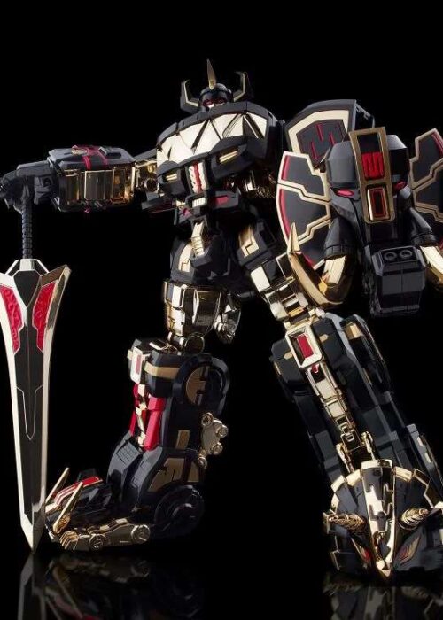 Alternative view of FLAME TOYS MMPR Megazord Black Ltd Ver Model Kit Power Rangers