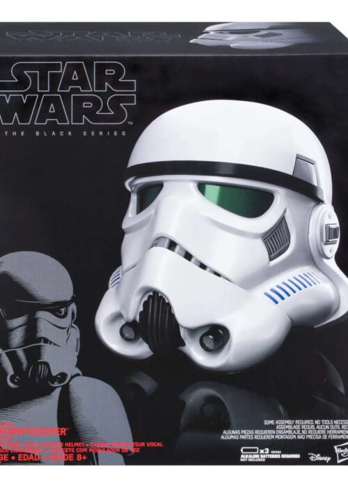 Alternative view of HASBRO Star Wars Black Series Imperial Stormtrooper Electronic Helmet