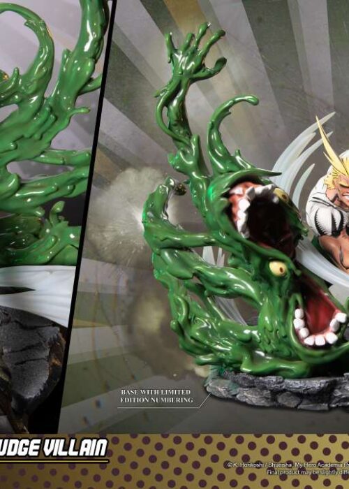 Alternative view of FIST 4 FIGURE My Hero Academia All Might Vs The Sludge Villain Resin Statue