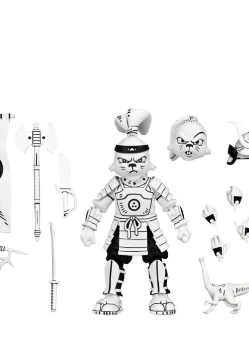 Alternative view of NECA Usagi Yojimbo Samurai Black & White Af