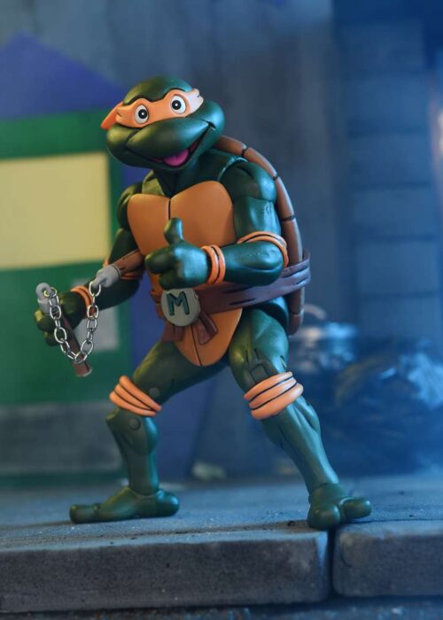 Alternative view of NECA Tmnt Cartoon Ultimate Michelangelo Vhs Af