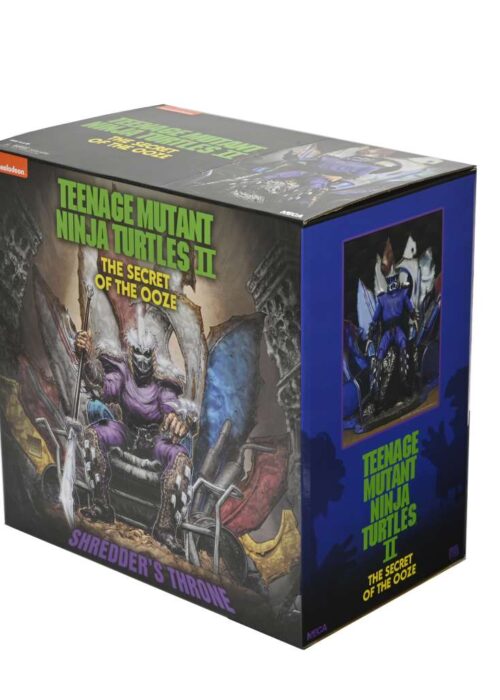 Alternative view of NECA TMNT 2 Secret of Ooze Shredder Throne Diorama
