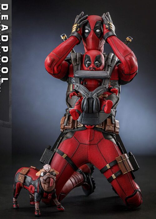 Alternative view of HOT TOYS Deadpool & Wolverine Movie Masterpiece Action Figure 1/6 Deadpool 31 cm