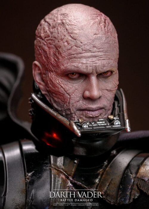 Alternative view of HOT TOYS Star Wars Action Figure 1/6 Darth Vader (Battle Damaged) 35 cm