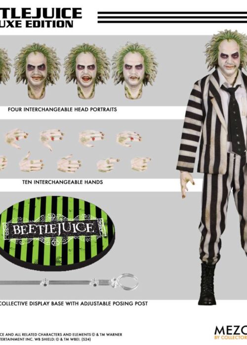 Alternative view of MEZCO One 12 Collective Beetlejuice Deluxe AF