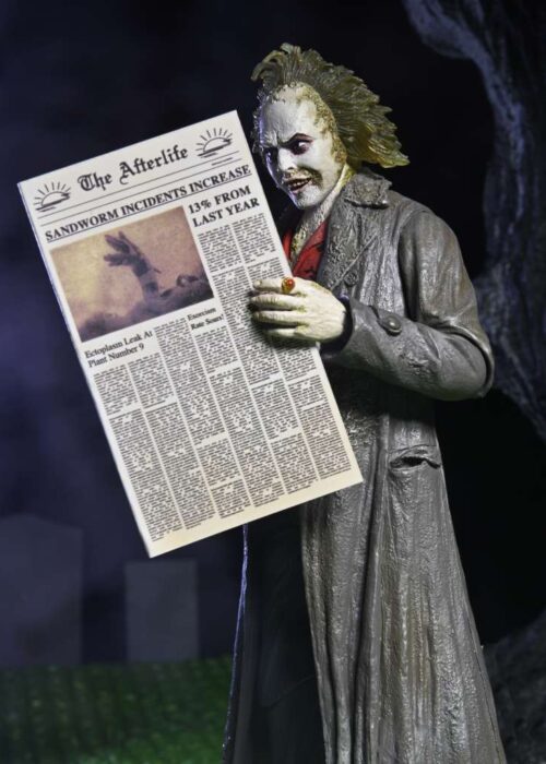 Alternative view of NECA Beetlejuice 1988 Tour Guide Bio Exorcist Ultimate AF