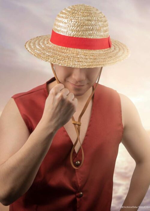 Alternative view of CINEREPLICAS One Piece Straw Hat