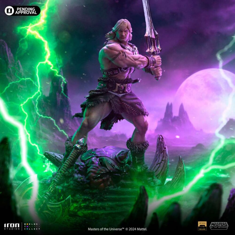 IRON STUDIOS Masters Of The Universe He-Man Unleashed 1/10 Statue