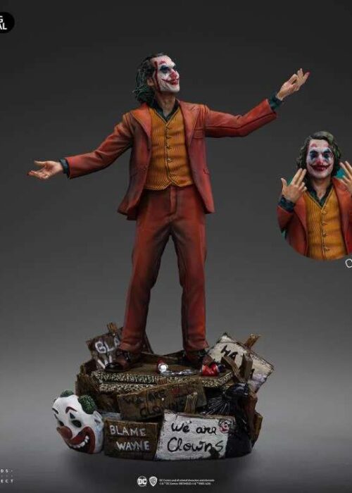 Alternative view of IRON STUDIOS Joker Arthur Fleck 1/10 Statue