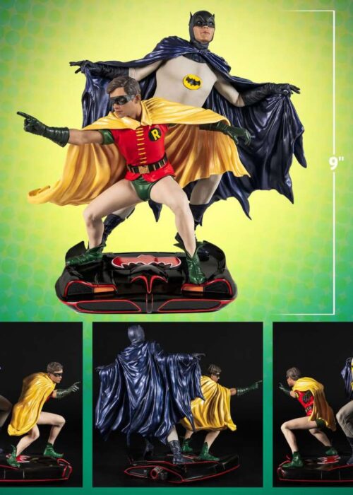 Alternative view of PURE ARTS Batman Batman & Robin 1/8 PVC Scale Diorama