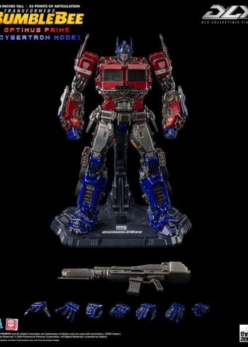 Alternative view of THREEZERO Transformers Bumblebee DLX Optimus Prime Cybertron Mode AF