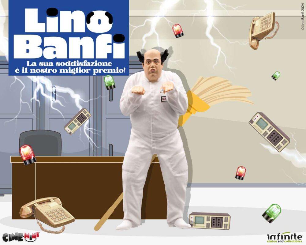 INFINITE STATUE Lino Banfi la Sua Soddisfazione e' il Nostro Miglior Premio Cinemini PVC