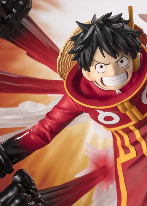 Alternative view of BANDAI FIGUARTS ZERO One Piece Monkey D. Luffy Gum-Gum Hawk Gatling Extra Battle