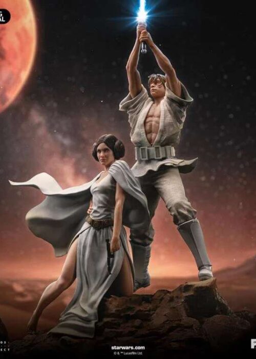Alternative view of IRON STUDIOS Star Wars Luke and Leia DLX 1/10 Statue