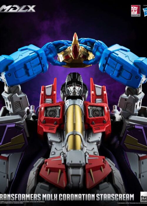 Alternative view of THREEZERO Transformers MDLX Coronation Starscream AF