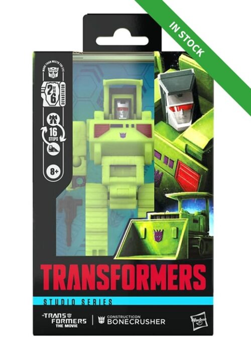 HASBRO The Transformers: The Movie Generations Studio Series 86 Deluxe Class Action Figure Constructicon Bonecrusher 11 cm