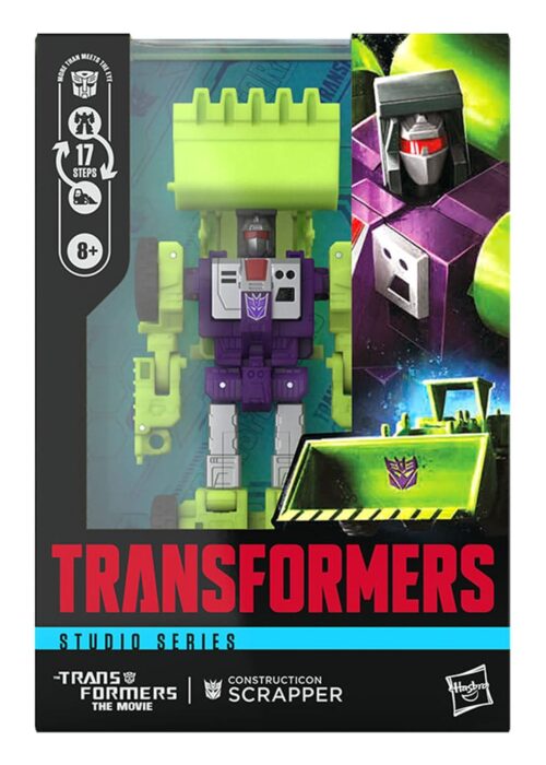 Alternative view of HASBRO The Transformers: The Movie Generations Studio Series 86 Voyager Class Action Figure Constructicon Scrapper 16 cm