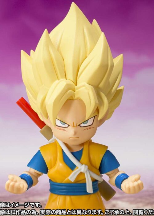 Alternative view of BANDAI S.H.Figuarts SHF Dragon Ball Daima Mini Super Saiyan Son Goku