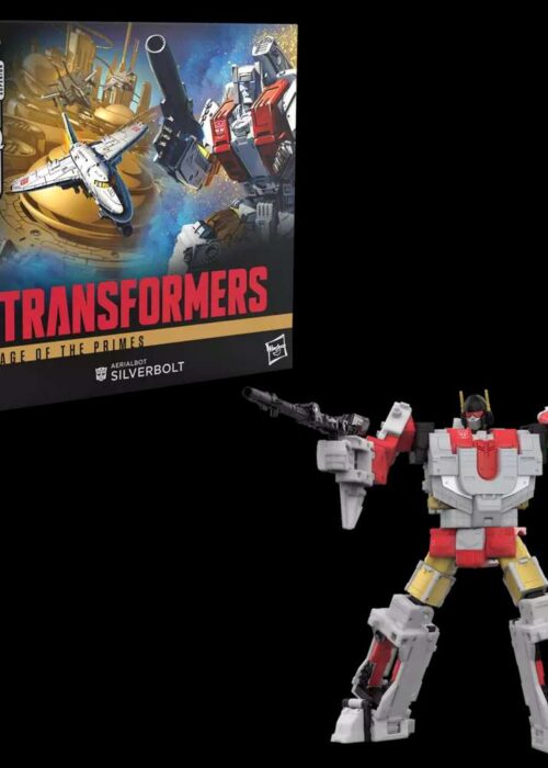 HASBRO Transformers Age Of The Primes Aerialbot Silverbot Action Figure