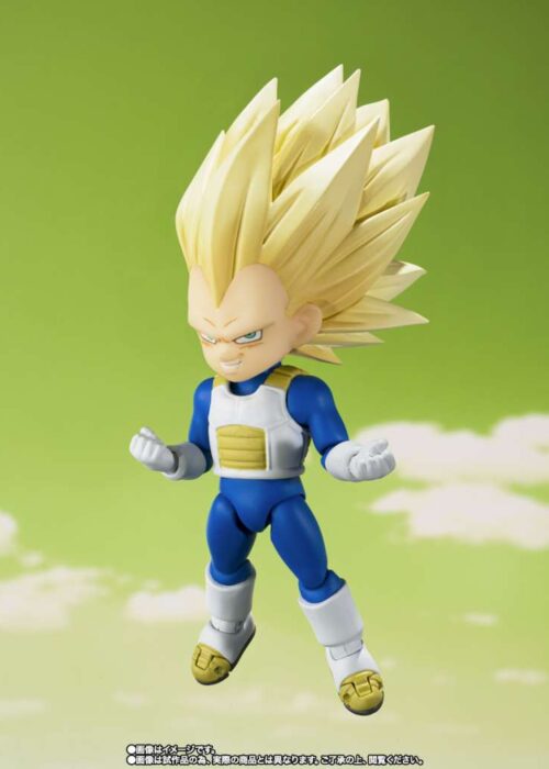 Alternative view of BANDAI S.H.Figuarts SHF Dragonball Daima Mini Super Saiyan 3 Vegeta